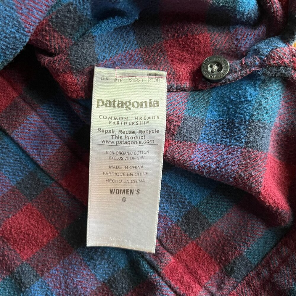 Patagonia organic flannel shirt 0 - Picture 5 of 8